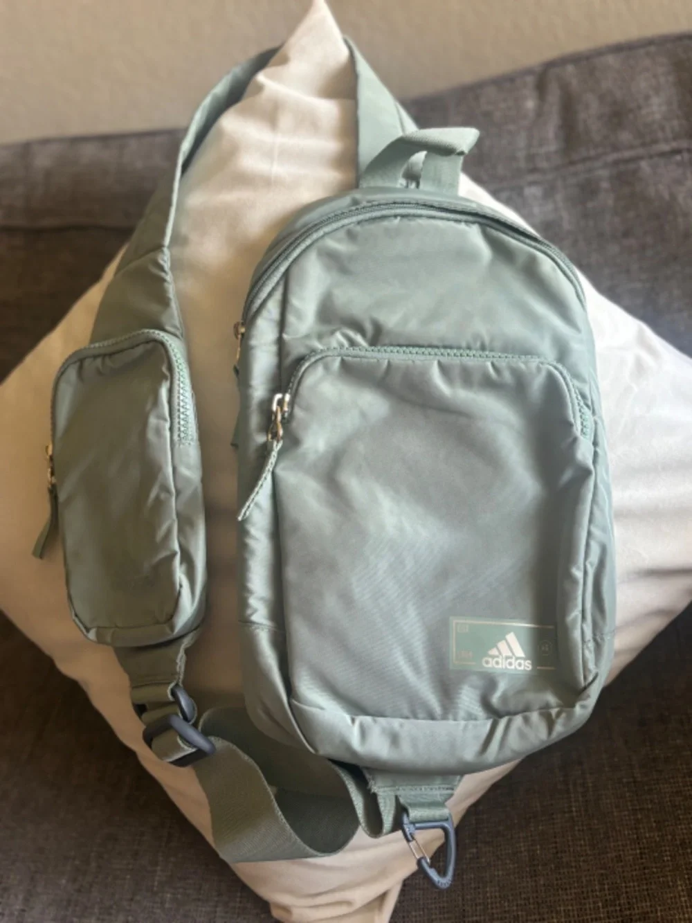 Adidas Blue-Green Crossbody Sling Bag